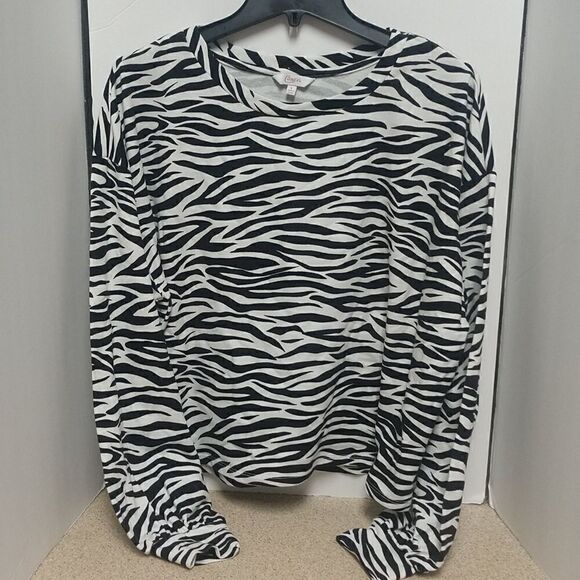 New Candie's Zebra Top  - Picture 1 of 4